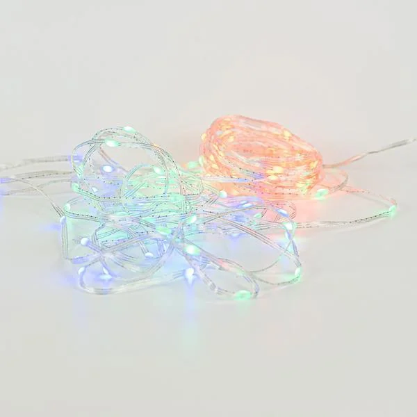 Φωτογραφία προϊόντος: ΣΕΙΡΑ, 100 SMART MINI LED, USB, ΔΙΑΧΕΙΡΙΣΗ ΠΡΟΓΡΑΜΜΑΤΟΣ ΜΕ ΕΦΑΡΜΟΓΗ, ΜΕ ΤΗΛΕΧΕΙΡΙΣΤΗΡΙΟ, ΔΙΑΦΑΝΟ ΚΑΛΩΔΙΟ ΠΛΑΚΕ, RGB LED, ΠΡΟΕΚΤΑΣΗ ΠΑΡΟΧΗΣ 2M, ΑΝΑ 10CM, IP20 600-11783