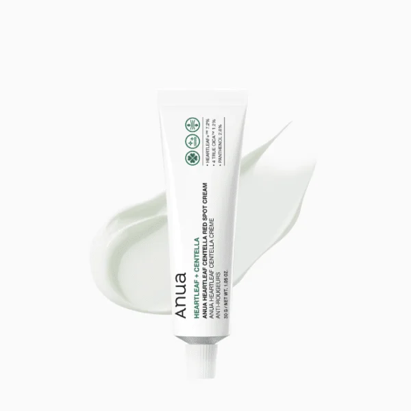 Φωτογραφία προϊόντος: Anua Heartleaf Centella Red Spot Cream Καταπραυντική κρέμα για ακμή που καταπολεμάει και κηλίδες 30gr