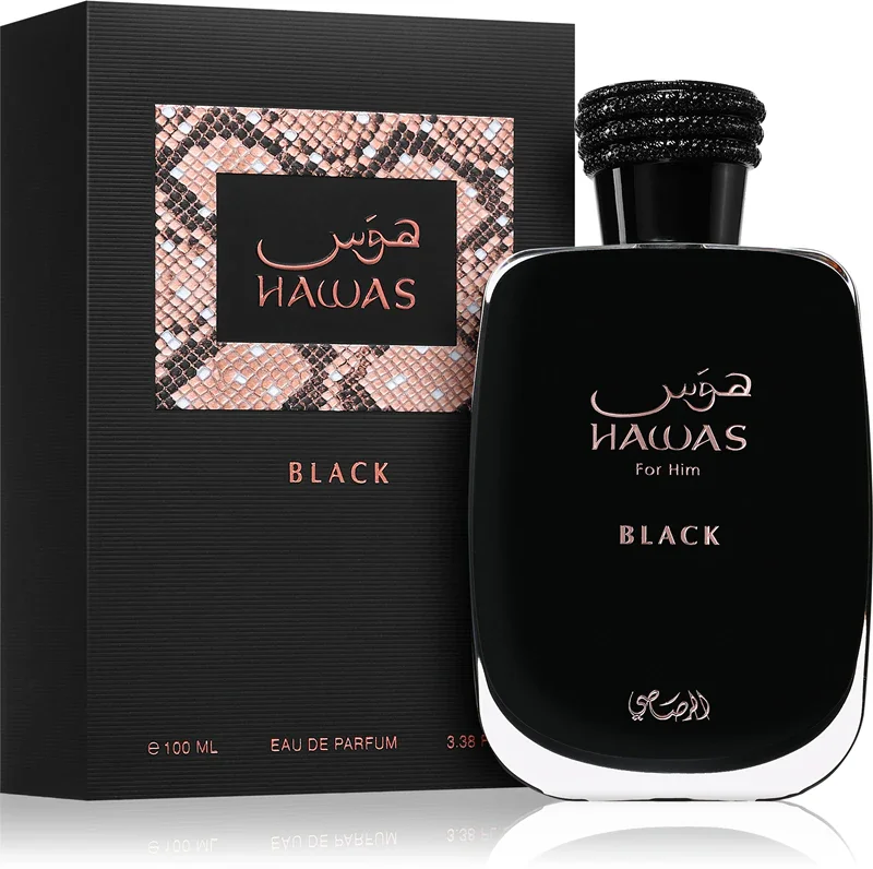 Φωτογραφία προϊόντος: Rasasi Hawas Black Eau De Parfum Ανδρικό Άρωμα 100ml