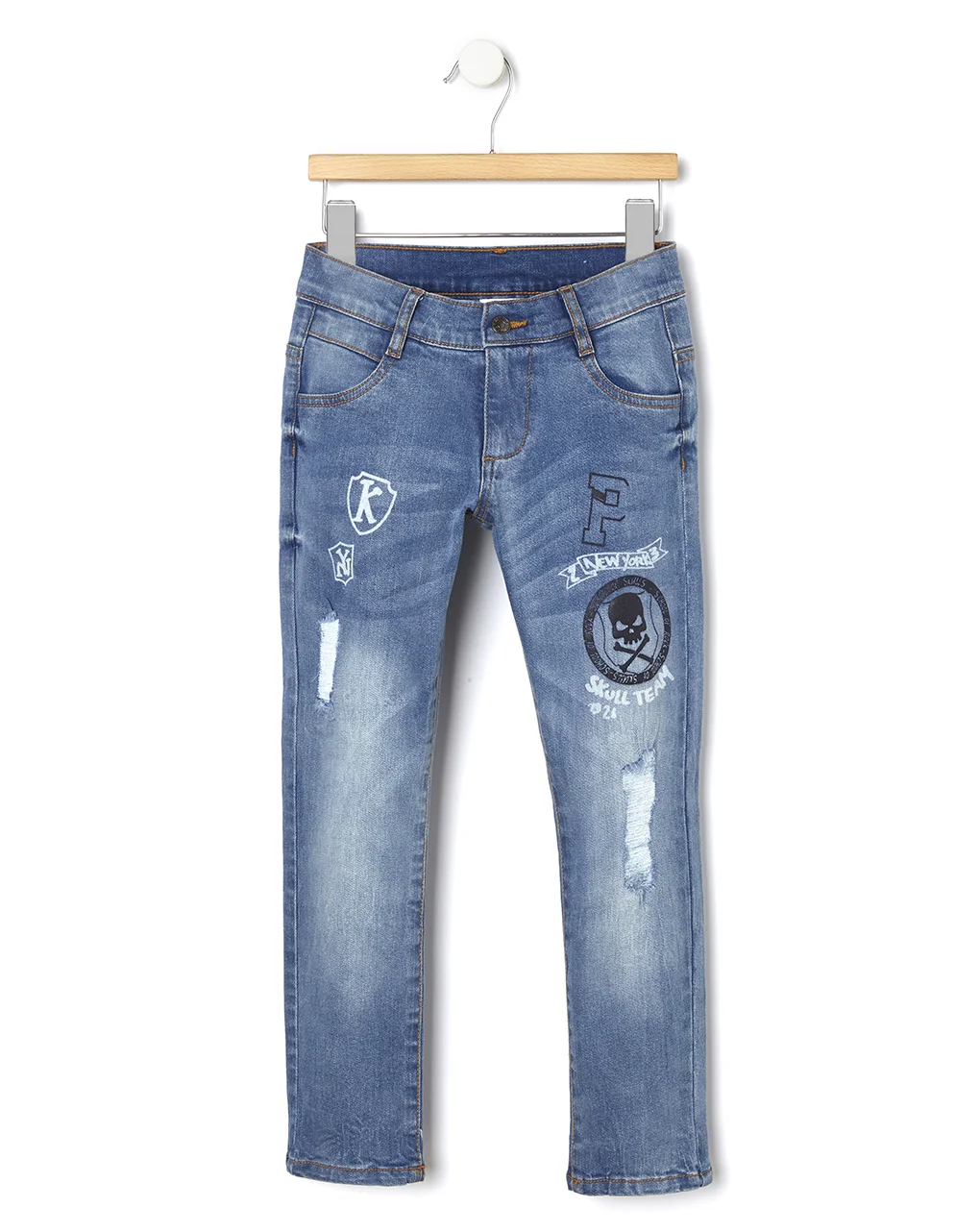 Φωτογραφία προϊόντος: ΠΑΝΤΕΛΟΝΙ DENIM ΜΕ PRINTS