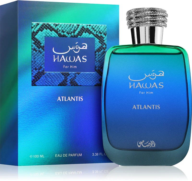 Φωτογραφία προϊόντος: Rasasi Hawas Atlantis Eau De Parfum Ανδρικό Άρωμα 100ml