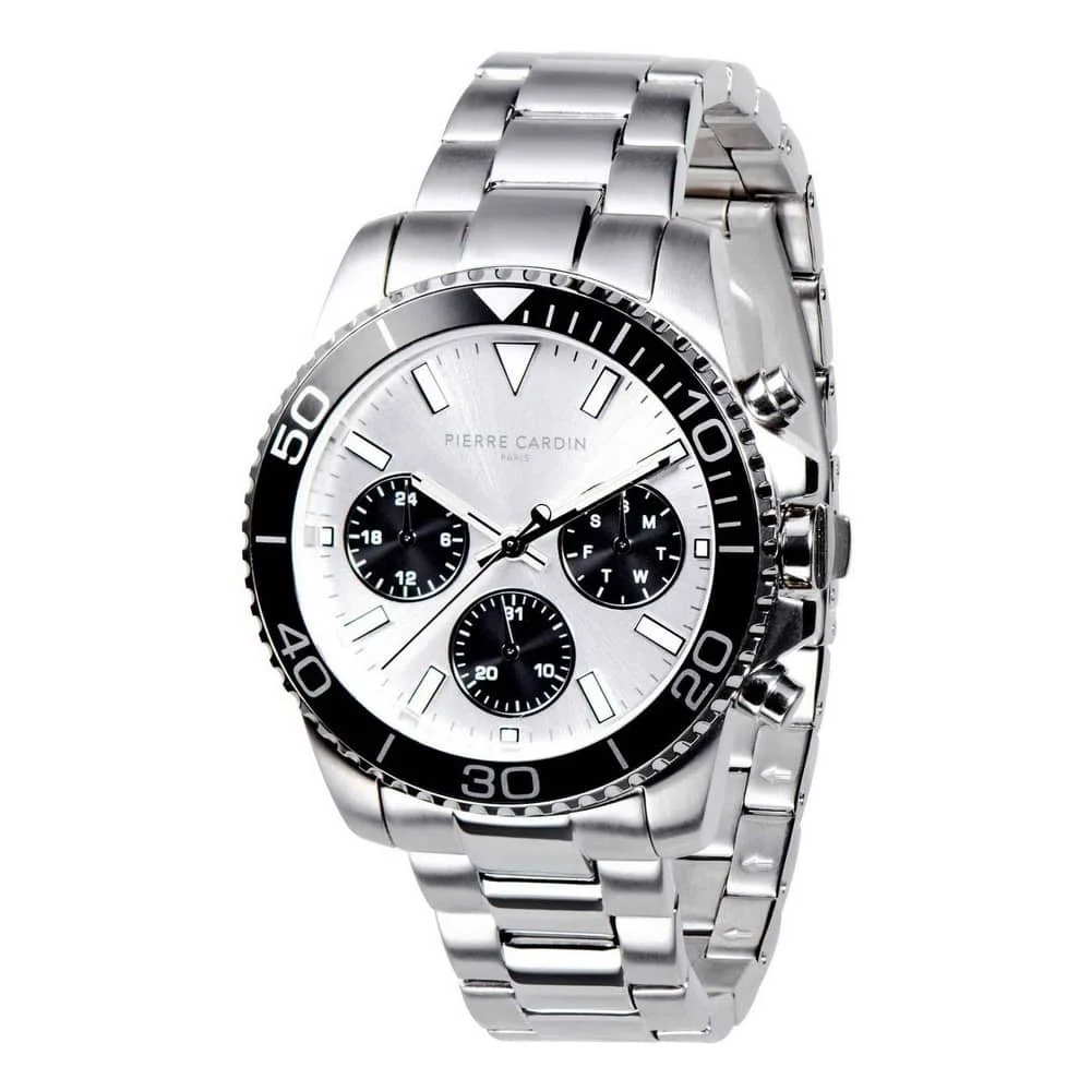 Φωτογραφία προϊόντος: Pierre Cardin Nation Posh, Men's Watch, Silver Stainless Steel Bracelet CNI.0003