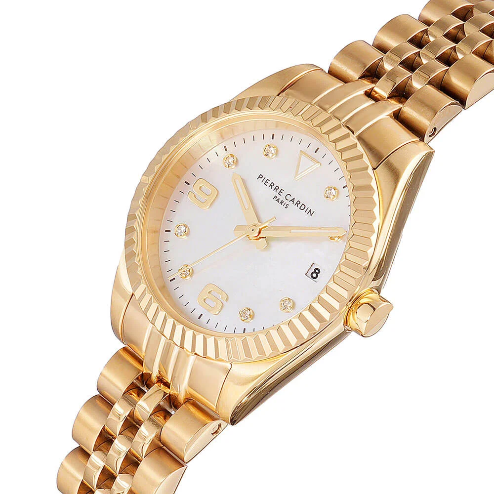 Φωτογραφία προϊόντος: Pierre Cardin Opera, Women's Watch, Gold Stainless Steel Bracelet CF.1012.MG