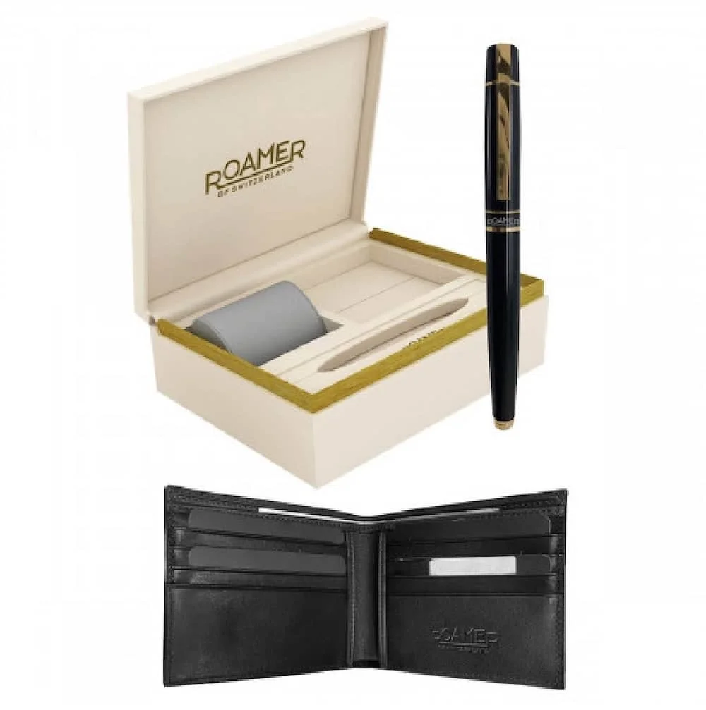 Φωτογραφία προϊόντος: Roamer Pen and Black Wallet Box R99.158