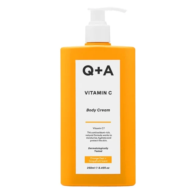 Φωτογραφία προϊόντος: Q+A Vitamin C Body Cream Ενυδατική κρέμα σώματος με βιταμίνη C 250ml