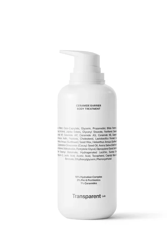 Φωτογραφία προϊόντος: Niche Beauty Lab - Transparent Lab - Ceramide Barrier Body Treatment - Ceramide-Rich Body Lotion 400ml