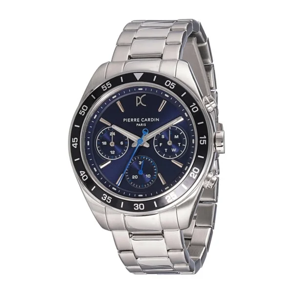 Φωτογραφία προϊόντος: Pierre Cardin Nation Chrono, Men's Watch, Silver Stainless Steel Bracelet CF.1004.MS.1