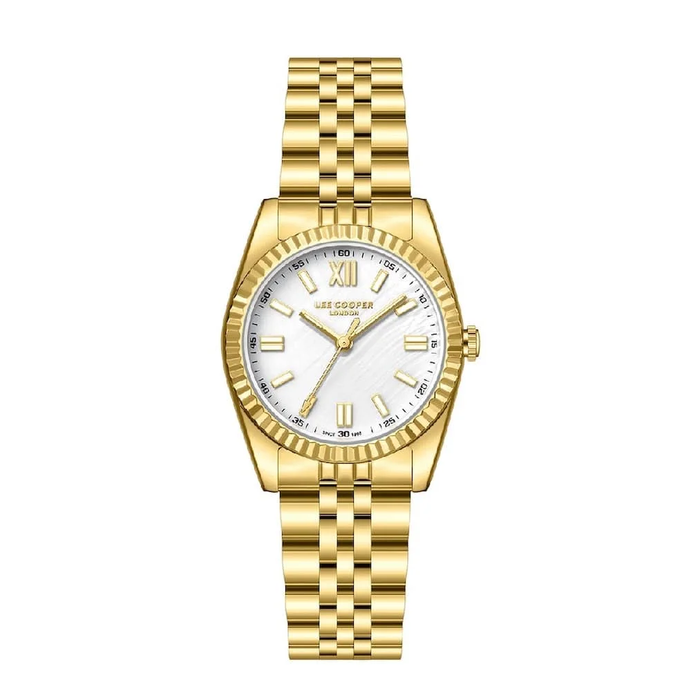 Φωτογραφία προϊόντος: Lee Cooper Watches Lee Cooper 8303 Women's Watch Gold Metallic Bracelet LC08303.120