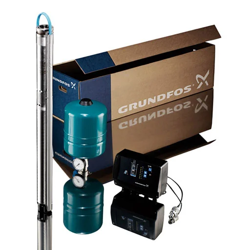 Φωτογραφία προϊόντος: GRUNDFOS SQE 3-65 System Υποβρύχιο σύστημα σταθερής πίεσης με αντλία γεώτρησης 3'' 1.15kw Μονοφασική με 40μτ καλώδιο GRUNDFOS