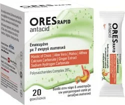 Φωτογραφία προϊόντος: EIFRON Ores Rapid Antacid για Υγιή Πέψη με Γεύση Μαστίχα Χίου 20 Φακελίσκοι
