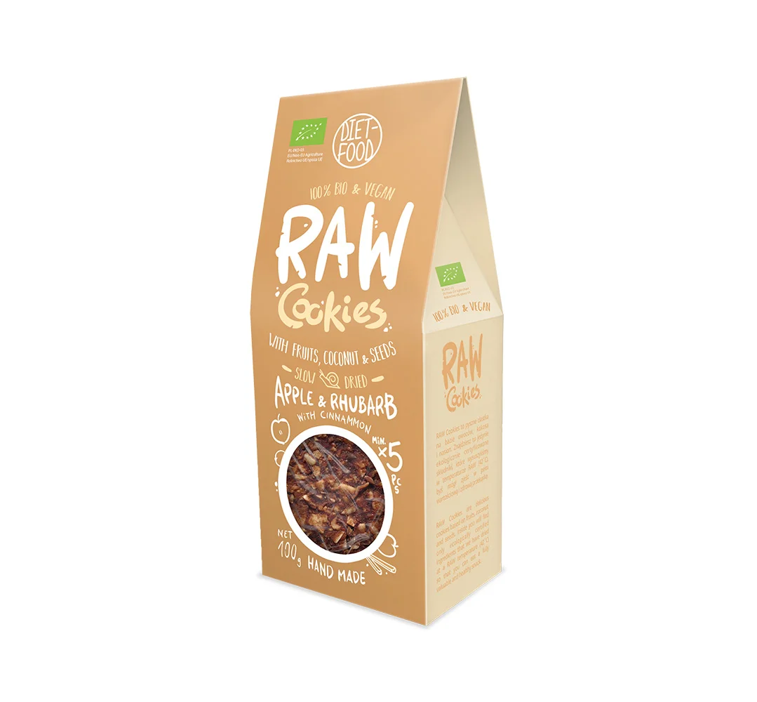 Φωτογραφία προϊόντος: Bio Raw Cookies με Μήλο & Κανέλα Diet Food 100g
