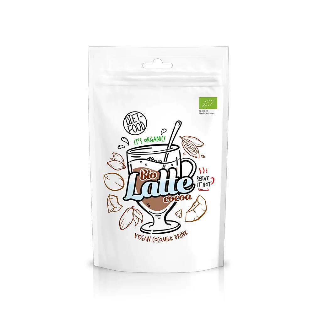 Φωτογραφία προϊόντος: Bio Ρόφημα Latte Cacao Diet Food 200g