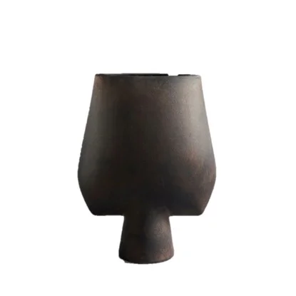 Φωτογραφία προϊόντος: Βάζο Sphere Vase, Square Big κεραμικό καφέ - 33x16x43,cm - 101 COPENHAGEN