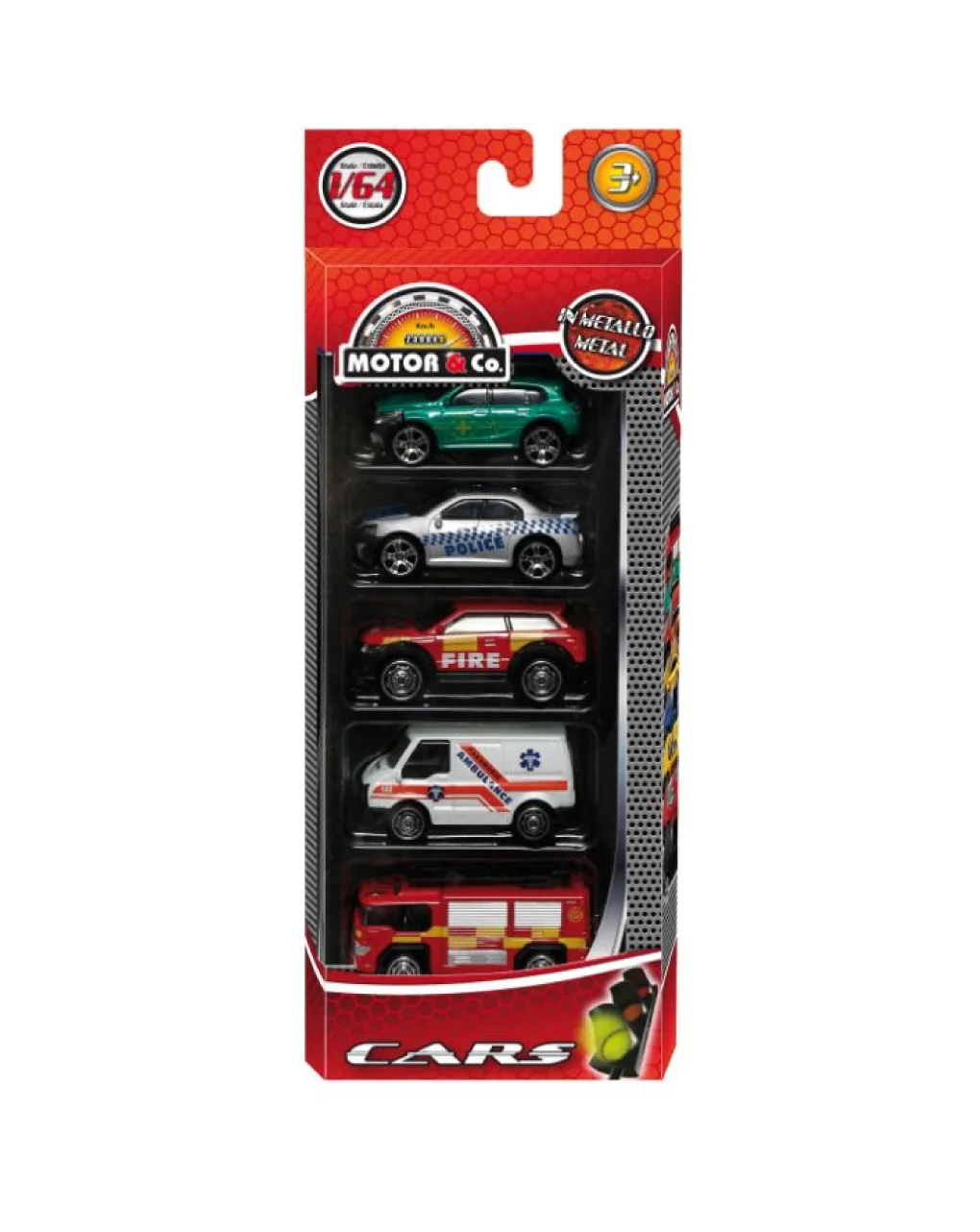 Φωτογραφία προϊόντος: Motor +amp; Co - 5 αυτοκίνητα die cast