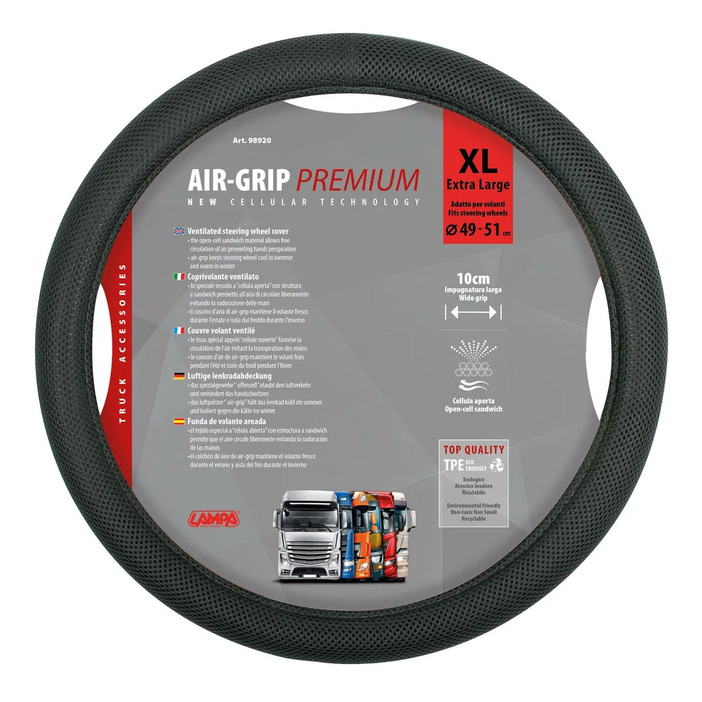 Φωτογραφία προϊόντος: Lampa ΚΑΛΥΜΜΑ ΤΙΜΟΝΙΟΥ AIRGRIP XL 49-51 ΟΙΚΟΛΟΓΙΚΟ & ΑΟΣΜΟ L9892.0