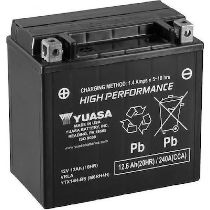 Φωτογραφία προϊόντος: Yuasa YTX14H-BS 12V 12Ah