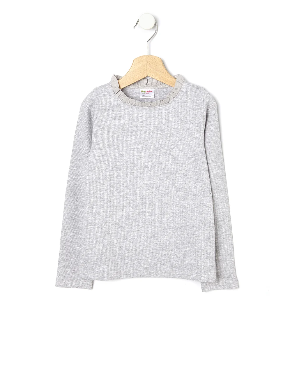 Φωτογραφία προϊόντος: T-SHIRT BASIC ΡΙΓΩΤΗ ΥΦΑΝΣΗ