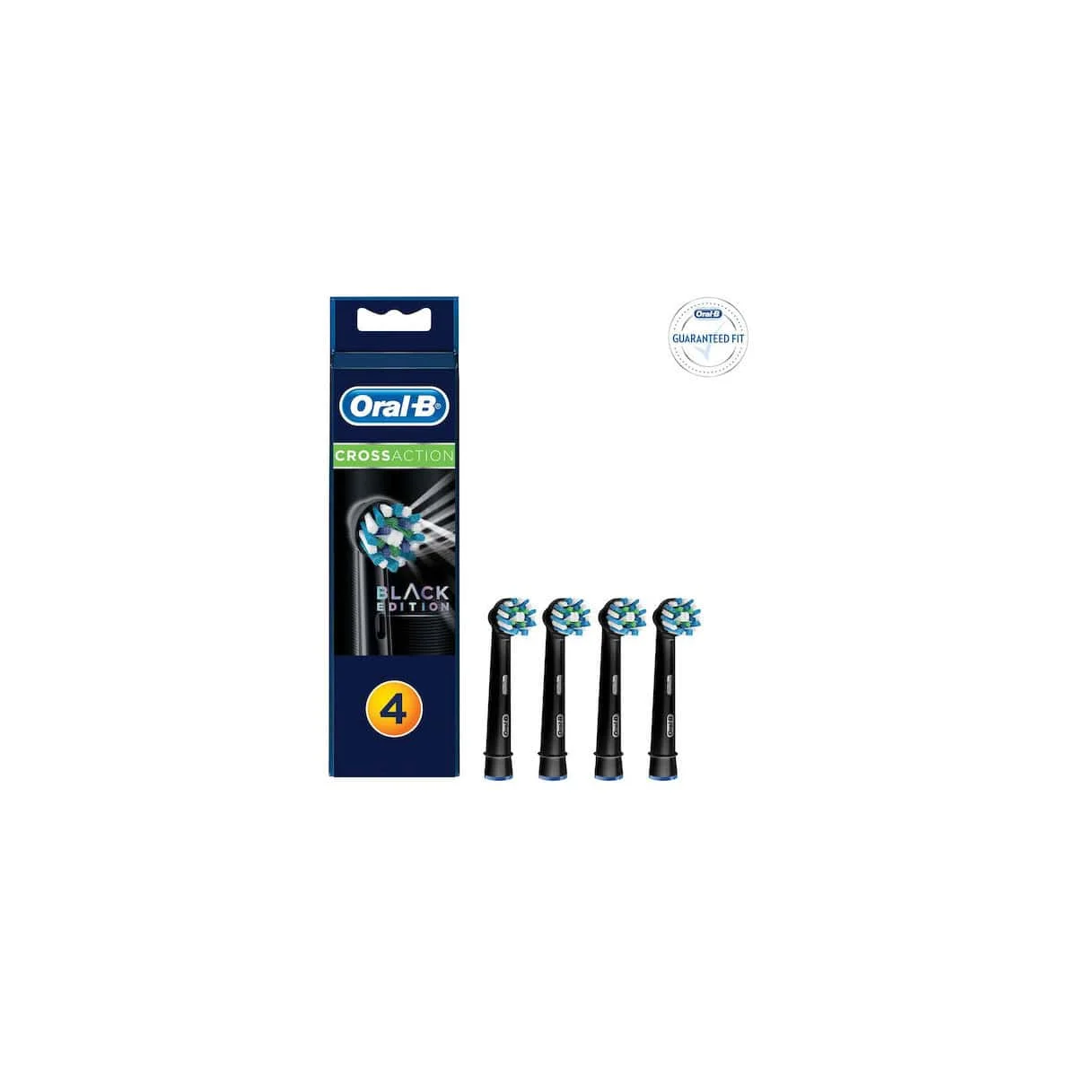Φωτογραφία προϊόντος: Medipharmacy Oral-B Pro Cross Action Black Edition Ανταλλακτικές Κεφαλές 2 τεμάχια