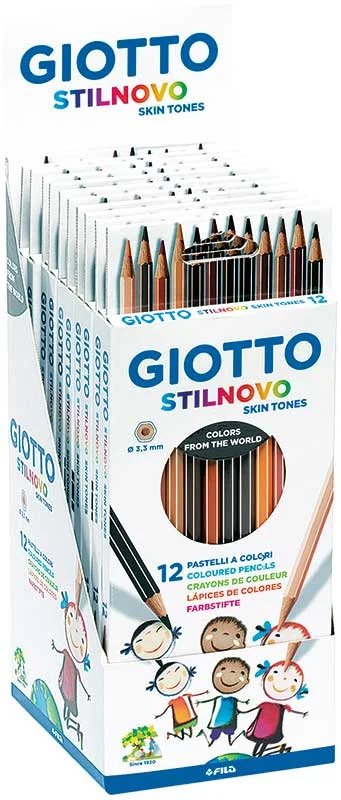 Φωτογραφία προϊόντος: GIOTTO SKINTONES Ξυλομπογιές Stilnovo Skintones Blister 12 τμχ 025740000