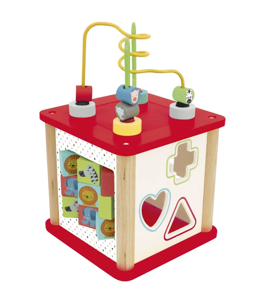 Φωτογραφία προϊόντος: Wood n’ Play - Ξύλινος Κύβος Δραστηριοτήτων