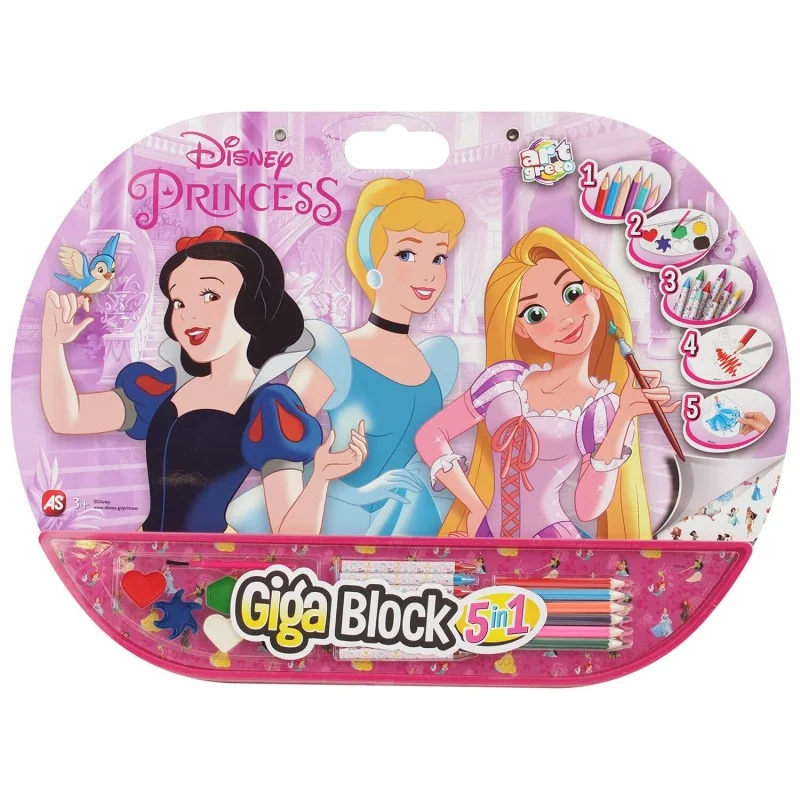 Φωτογραφία προϊόντος: Princess Σετ Ζωγραφικής Giga Block 5 Σε 1 1023-62716