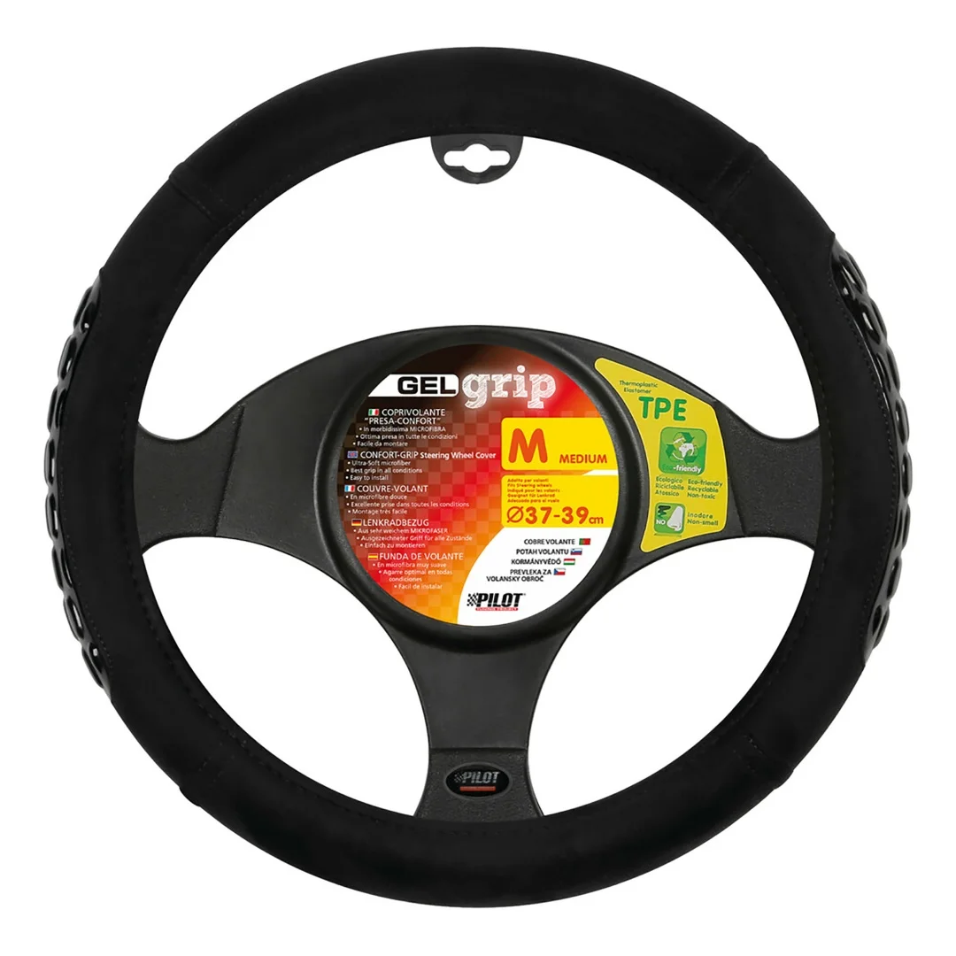 Φωτογραφία προϊόντος: Lampa ΚΑΛΥΜΜΑ ΤΙΜΟΝΙΟΥ GEL GRIP (M) 37/39cm ΜΙΚΡΟΦΙΜΠΡΑ ΜΑΥΡΟ ΑΟΣΜΟ ECO-FRIENDLY L3294.9