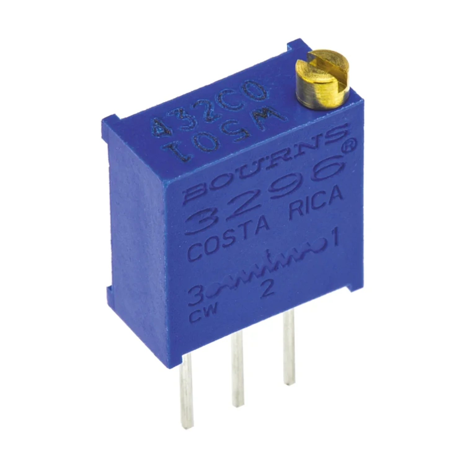 Φωτογραφία προϊόντος: 500Ω 3296w-1-501 Trimmer Resistor TrimPot Potentiometer