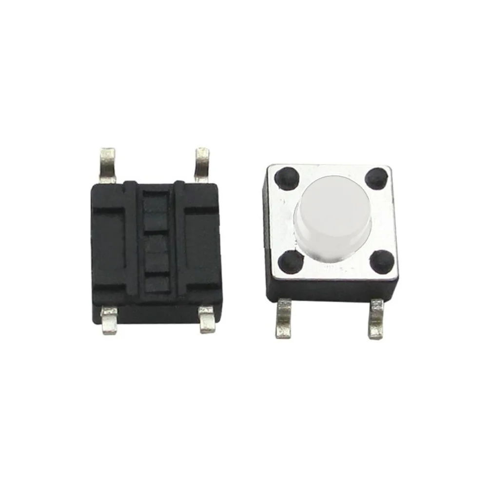 Φωτογραφία προϊόντος: Άσπρο 4PIN SMT Tactile Tact Push Button