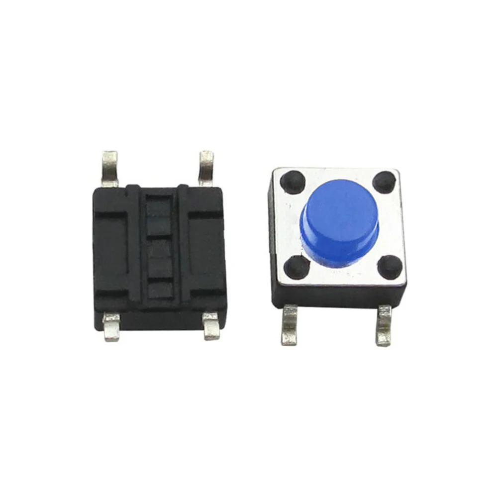 Φωτογραφία προϊόντος: Μπλε 4PIN SMT Tactile Tact Push Button