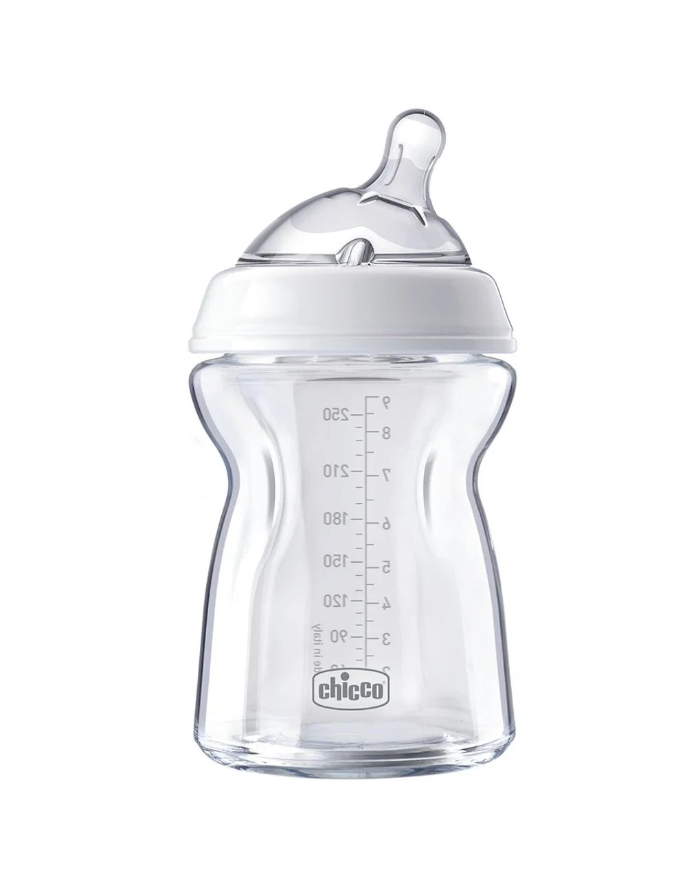 Φωτογραφία προϊόντος: Μπιμπερό Γυάλινο Natural Feeling 250 ml Θηλή Σιλικόνης