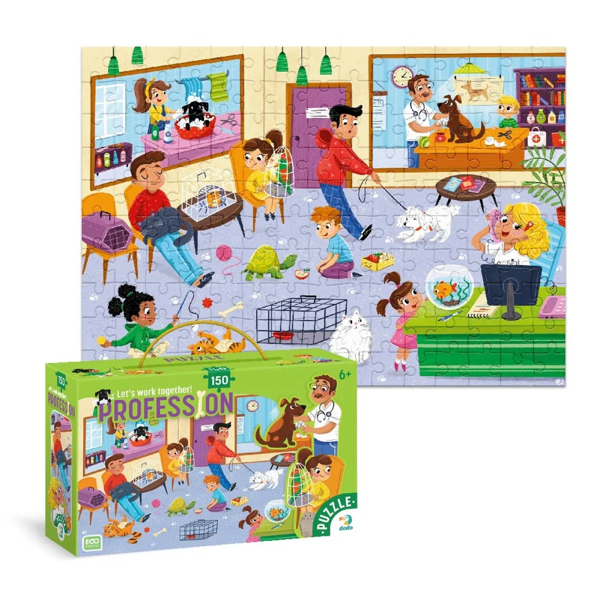 Φωτογραφία προϊόντος: Dodo Puzzles "Τα επαγγέλματα" - Κτηνίατρος 150τμχ.