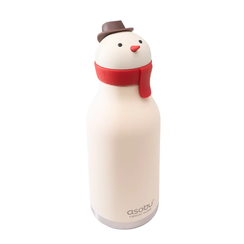 Φωτογραφία προϊόντος: Asobu Snowman Bestie Bottle – Συλλεκτικό Παγούρι Θερμός με καλαμάκι (460 ml) Χωρίς BPA