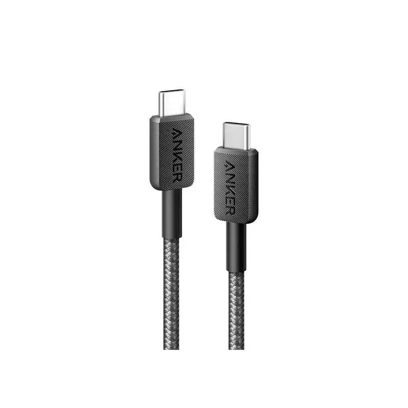 Φωτογραφία προϊόντος: Anker 322 Braided USB 2.0 Cable USB-C male - USB-C Μαύρο 0.9m (A81F5G11)