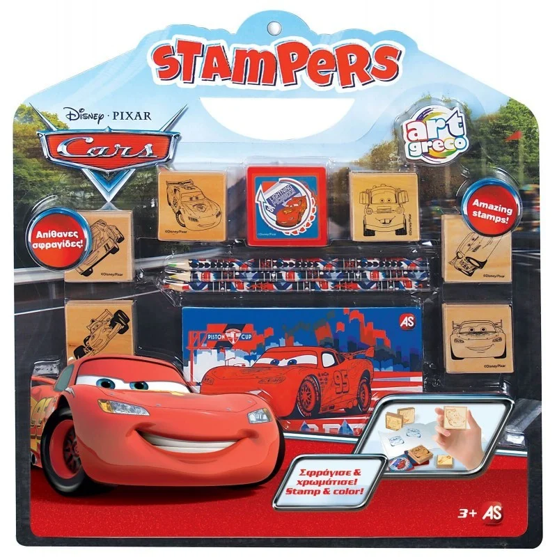 Φωτογραφία προϊόντος: Σετ Σφραγίδες Stampers Disney Cars 1023-63023