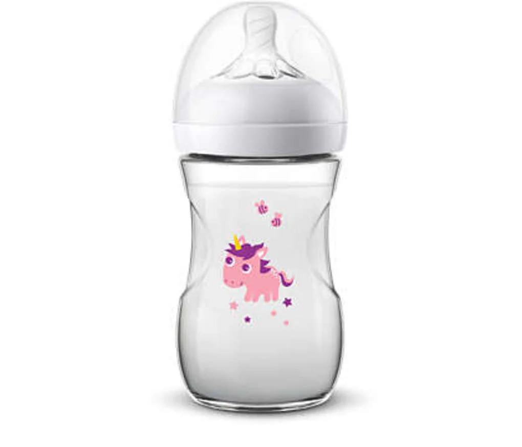 Φωτογραφία προϊόντος: Philips-Avent Πλαστικό μπιμπερό Natural 260ml 1μ+ Unicorn