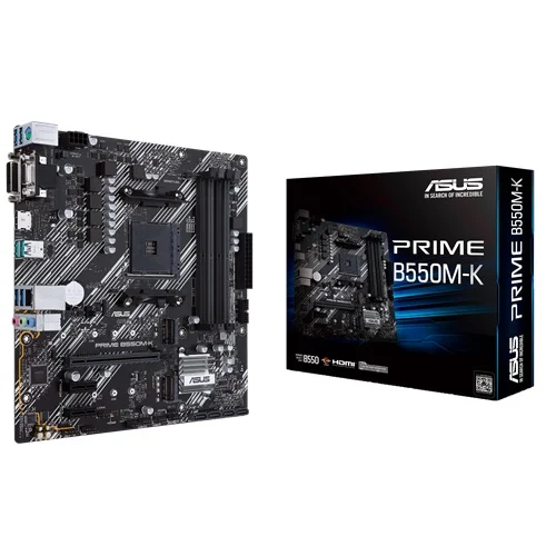 Φωτογραφία προϊόντος: ASUS MOTHERBOARD PRIME B550M-K ,AM4 ,MATX