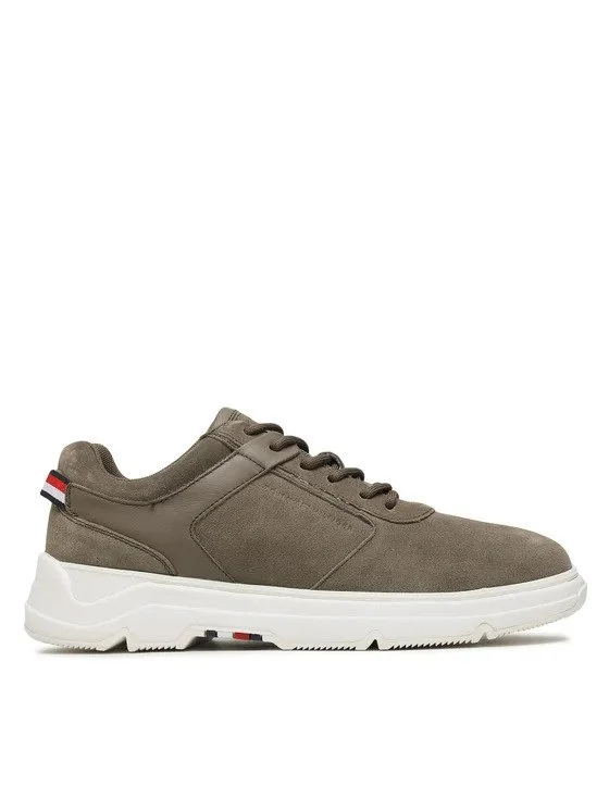 Φωτογραφία προϊόντος: ΑΝΔΡΙΚΑ SNEAKERS TOMMY HILFIGER CORE HILFIGER SUEDE HYBRID SHOE FADED MILITARY ΧΑΚΙ