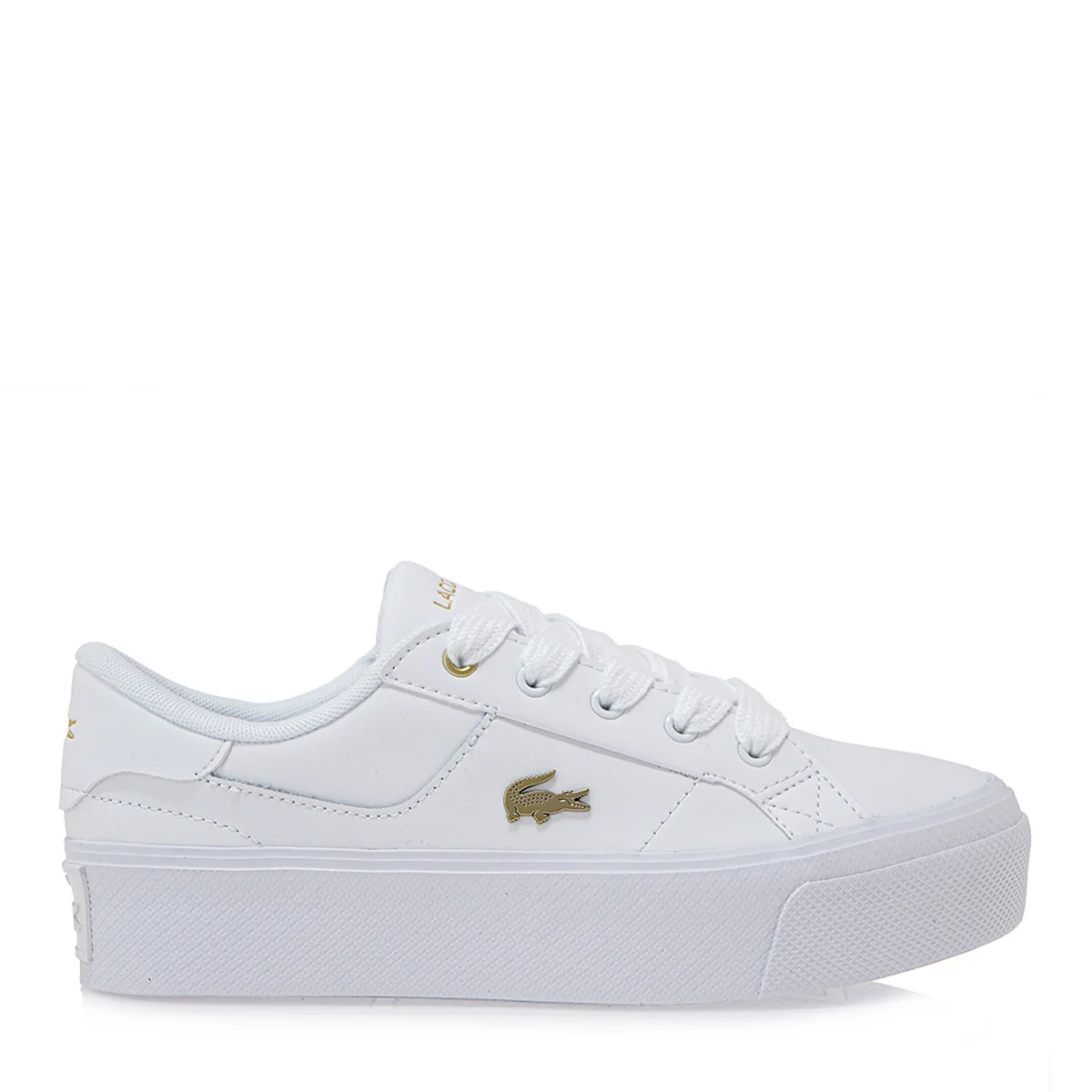 Φωτογραφία προϊόντος: ΓΥΝΑΙΚΕΙΑ SNEAKERS LACOSTE ZIANE PLATFORM 124 2 CFA WHT/GLD ΛΕΥΚΟ