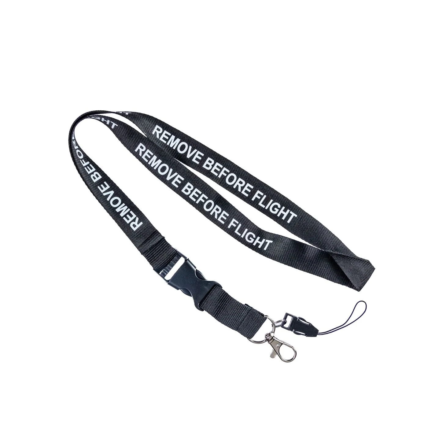 Φωτογραφία προϊόντος: Ιμάντας λαιμού REMOVE BEFORE FLIGHT μαύρος υφασμάτινος