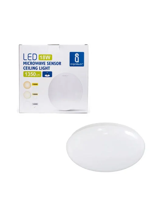 Φωτογραφία προϊόντος: OEM Στρογγυλό LED Panel 18W με Ψυχρό Λευκό Φως 6500K 1350lm Aigostar 19373 - Aigostar