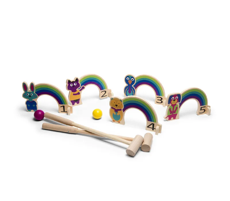 Φωτογραφία προϊόντος: Bs Toys Rainbow Croquet (Κροκέ)
