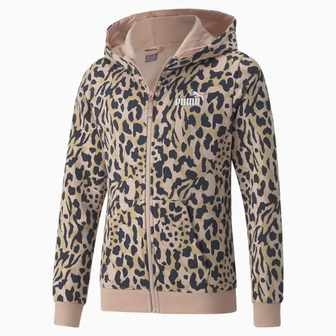 Φωτογραφία προϊόντος: 670218-47 - PUMA ALPHA GIRLS PRINTED FULL-ZIP HOODIE ROSE QUARTZ Color