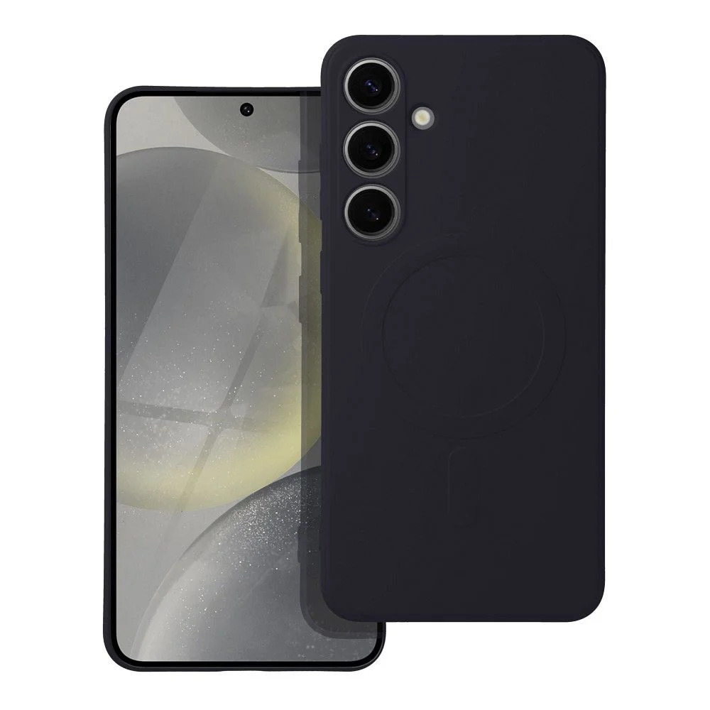 Φωτογραφία προϊόντος: . SILICONE MAG COVER case compatible with MagSafe for SAMSUNG A55 black
