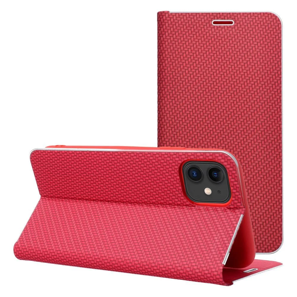 Φωτογραφία προϊόντος: . LUNA Book Carbon for IPHONE 17 Pro Max red