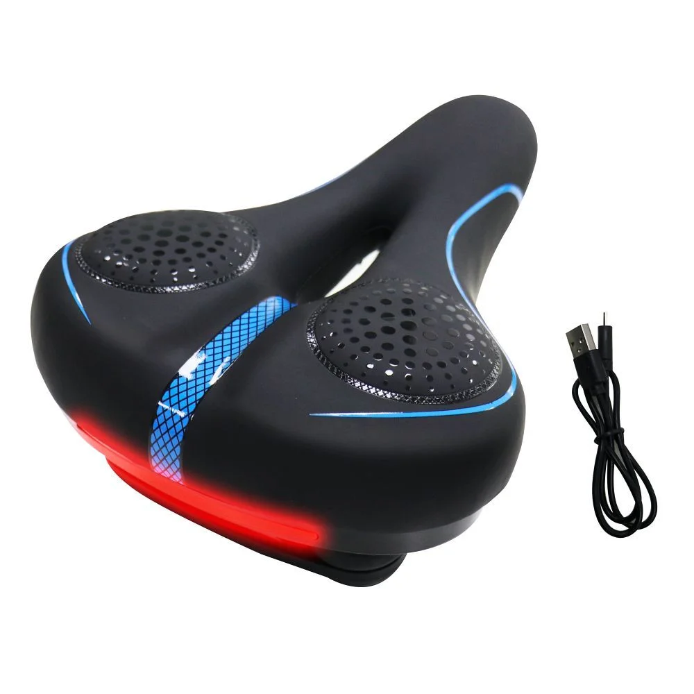 Φωτογραφία προϊόντος: . Bicycle saddle with built-in LED light FSBSD-232-1 black