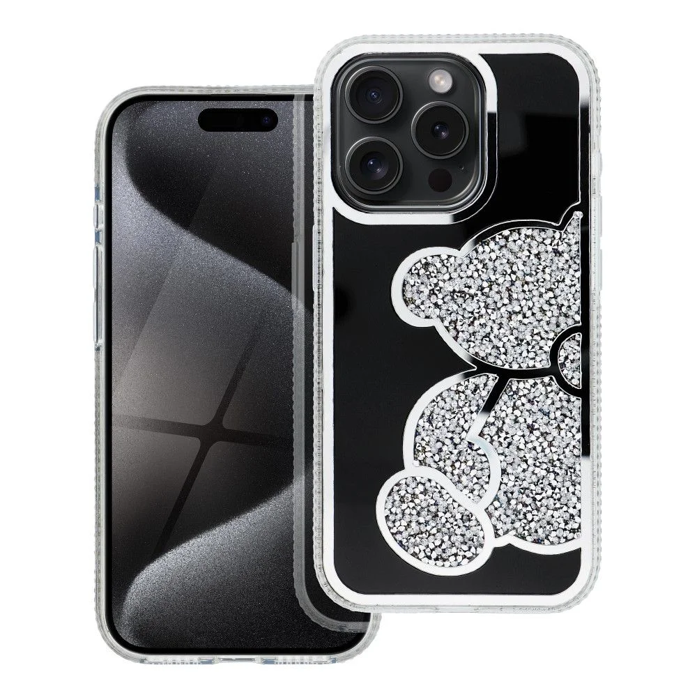 Φωτογραφία προϊόντος: . TEDDY BEAR Case for IPHONE 17 Pro Max silver