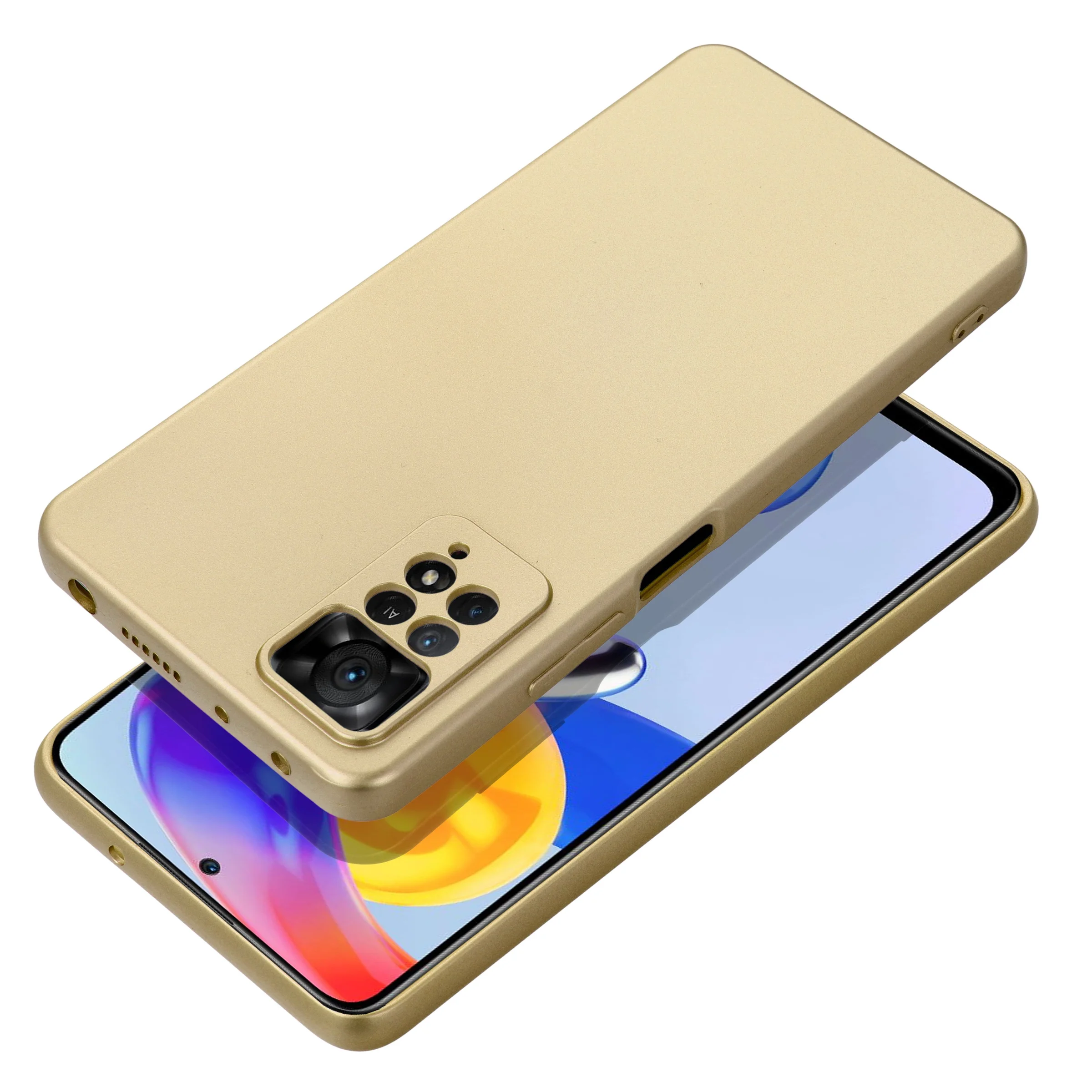 Φωτογραφία προϊόντος: . METALLIC Case for XIAOMI Redmi NOTE 14 PRO 4G gold