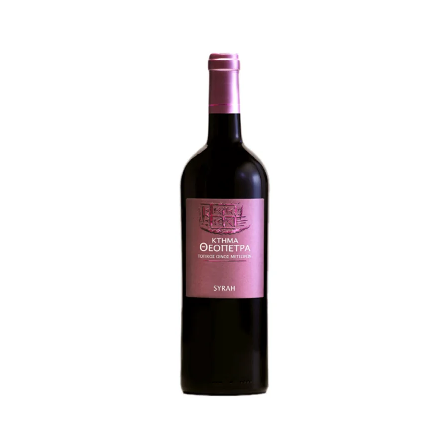 Φωτογραφία προϊόντος: Syrah Κτήμα Θεόπετρα, 2011, ΕΡΥΘΡΟΣ, 750ml, Ξηρός, Ποικιλία Syrah, Μετέωρα