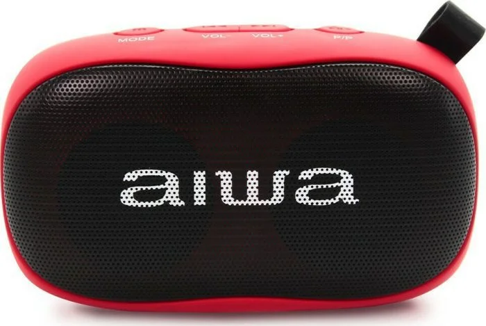 Φωτογραφία προϊόντος: Φορητό ηχείο Bluetooth 10W RMS σε κόκκινο χρώμα Aiwa BS-110RD