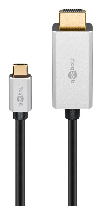 Φωτογραφία προϊόντος: GOOBAY καλώδιο USB-C σε HDMI 60174, HDR, 8K, 4K/120Hz, 2m, μαύρο